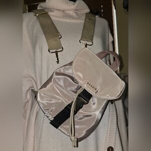 Kedzie Beige Nylon Backpack